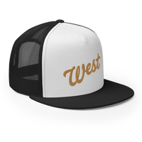 "West" Script Trucker Cap