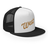 "West" Script Trucker Cap