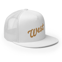 "West" Script Trucker Cap